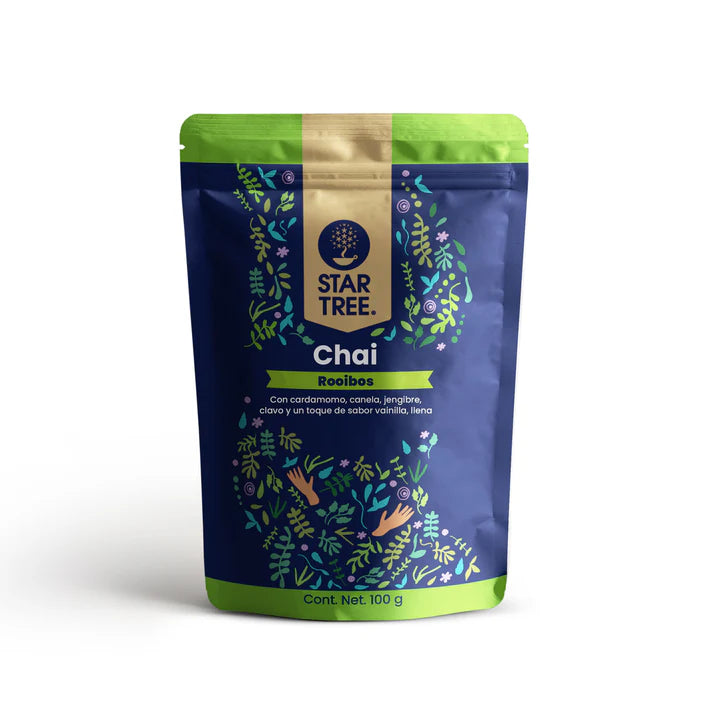 Tisana Rooibos Chai ROAN  – Infusión Intensa y Aromática Sin Cafeína